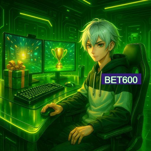 Imagem promocional do app oficial BET600 destacando a conveniência de jogar cassino online pelo celular ou navegador