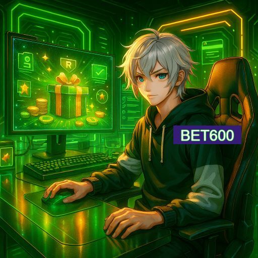 Imagem promocional do app oficial BET600 destacando a conveniência de jogar cassino online pelo celular ou navegador