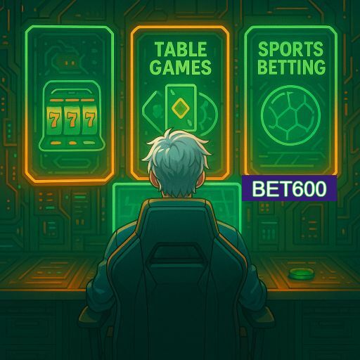 Imagem promocional do app oficial BET600 destacando a conveniência de jogar cassino online pelo celular ou navegador
