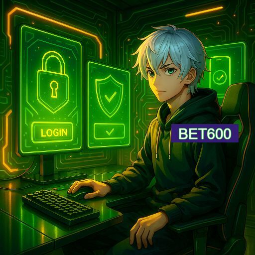 Imagem promocional do app oficial BET600 destacando a conveniência de jogar cassino online pelo celular ou navegador