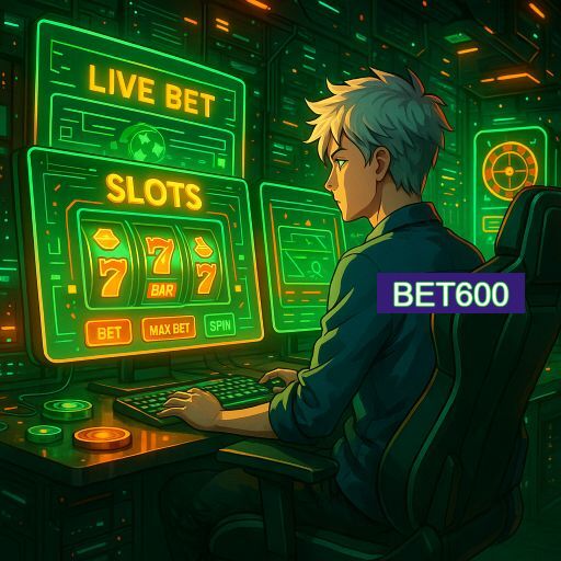 Imagem promocional do app oficial BET600 destacando a conveniência de jogar cassino online pelo celular ou navegador